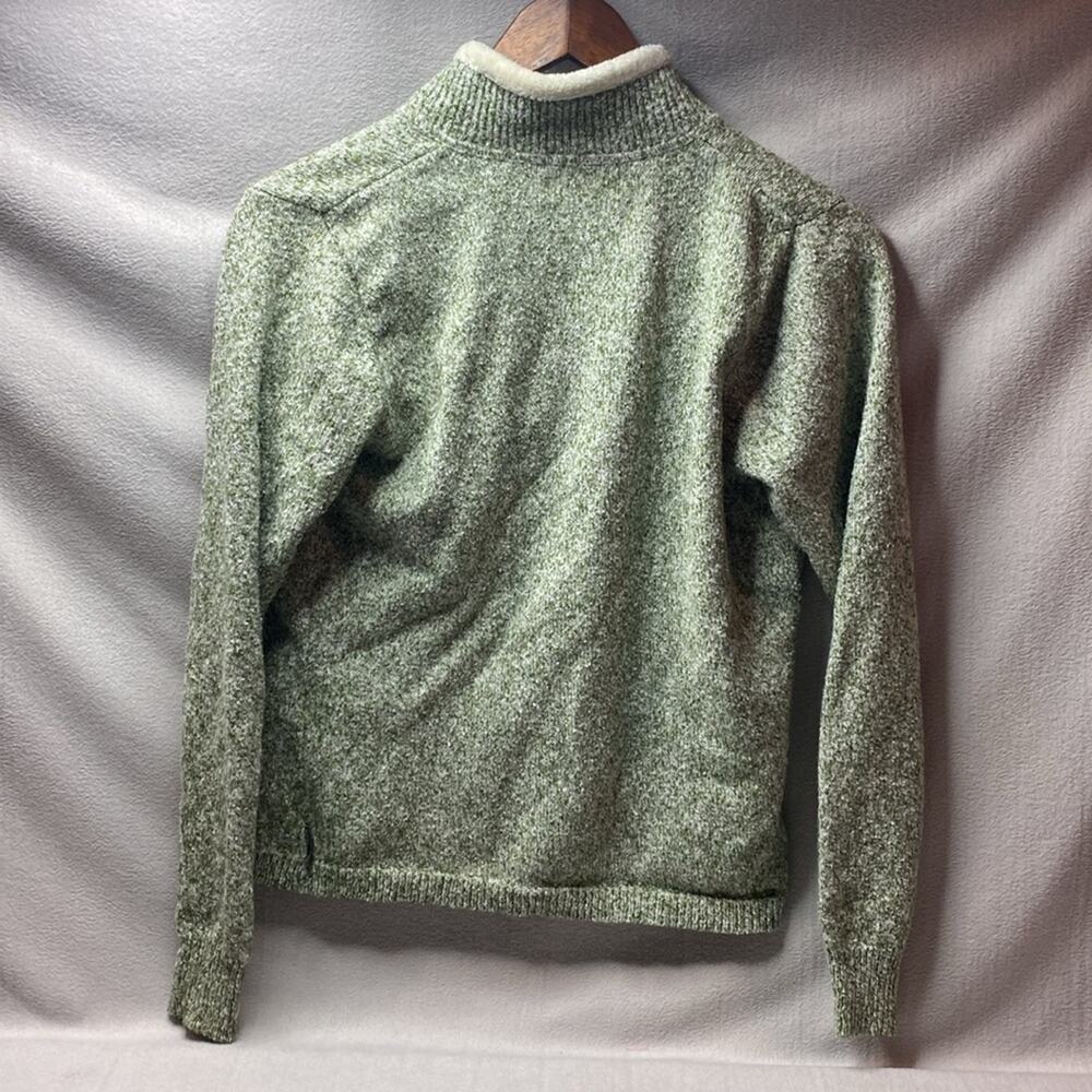 Woolrich 1/2 zip pull over green size medium - Picture 2 of 5
